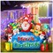 Outdoor Inflatable Decorations with LED Lights, 7FT Long Merry Christmas Banner, Funny Penguins Snowman Inflatable Gingerbread Man Blow Up Santa Claus with Gift Box Yard Christmas Holiday Decorations
